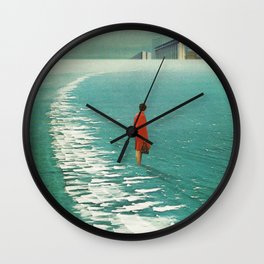 Waiting For The Cities To Fade Out Wall Clock