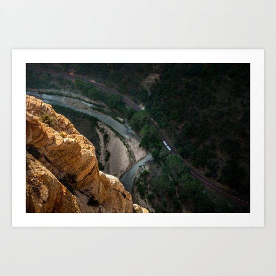 On the Edge Art Print