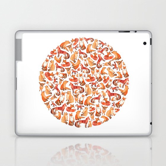 Fox Circle. Laptop & iPad Skin