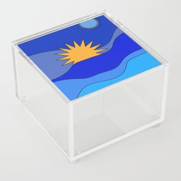 BLUE Sun Acrylic Box