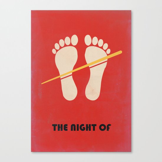 The Night Of Vintage Poster Canvas Print