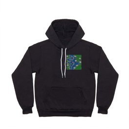 Authentic Aboriginal Art - The River (green) Hoody | Graphicdesign, Naidoc, Indigenous, Trendy, Authentic, Australia, Fashion, Dots, Hogarth, Earth 