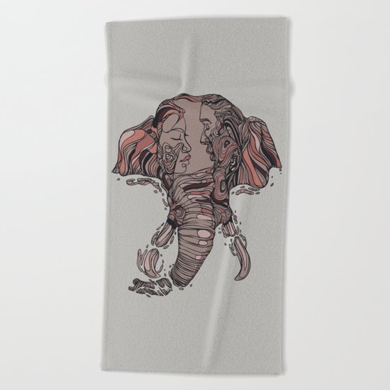 I Forget Where We Were Beach Towel