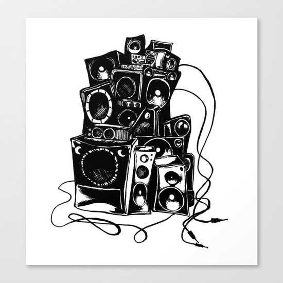 boombox Canvas Print