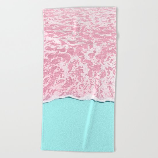 PINK SEA Beach Towel