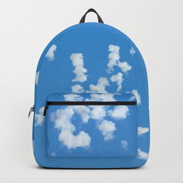 Explotijo (When the clouds make boom!) Backpack | Thunder, Nature, Simple, Cloud, Day, Sky, Blue, Minimal, Digital, Digital Manipulation 