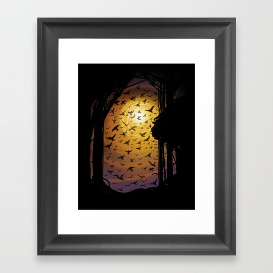 Flock Together Framed Art Print
