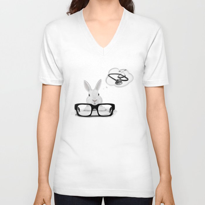 I Want To Be A Doctor V Neck T Shirt