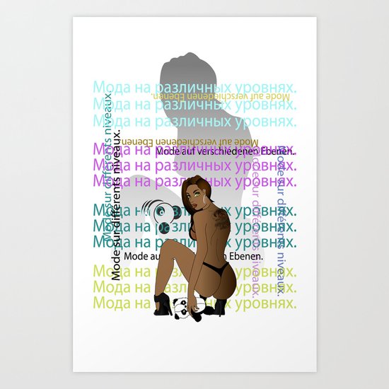 Bear in Hand Art Print