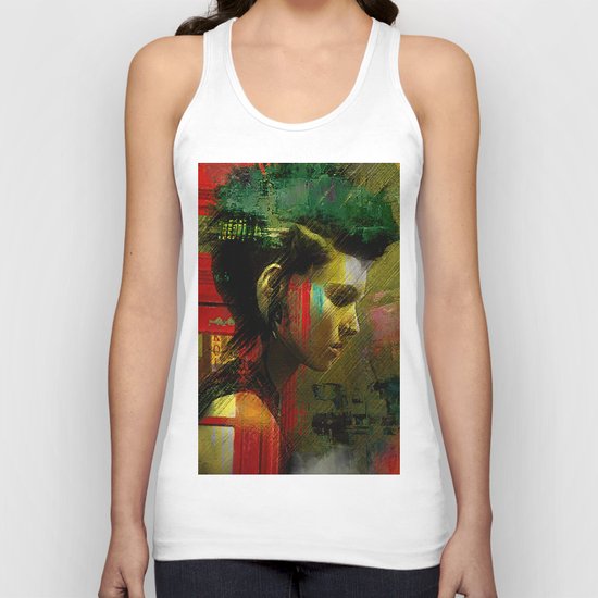 Under a British rain Unisex Tank Top