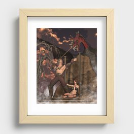 Walnan Dragonsbane Recessed Framed Print