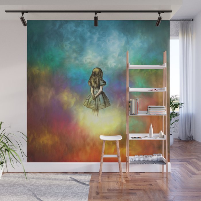 Wonderland Time Alice In Wonderland Wall Mural By Maryedenoa