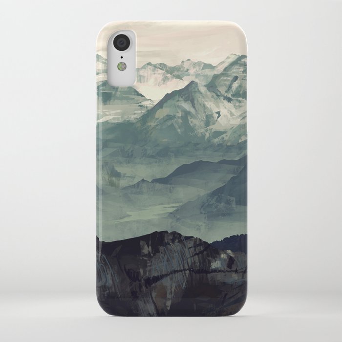 mountain fog iphone case