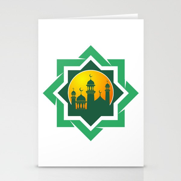 Symbol of Muslim Stationery Cards