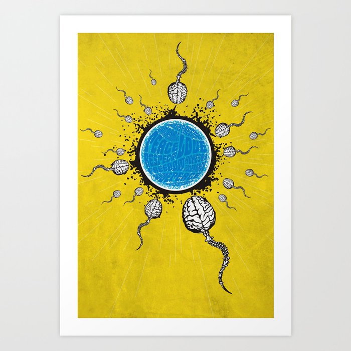 Conception of a new conscience Art Print
