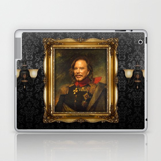 Mickey Rourke - replaceface Laptop & iPad Skin