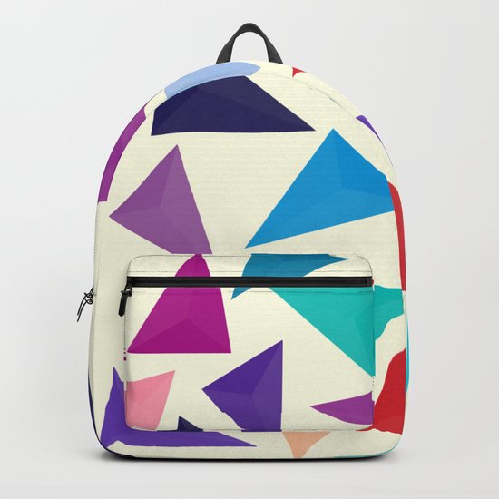 Colorful geometric pattern Backpack