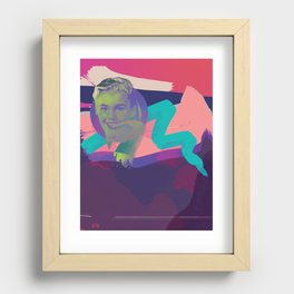 Lady in Paint Recessed Framed Print