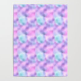 Colorful Iridescent Pattern Poster