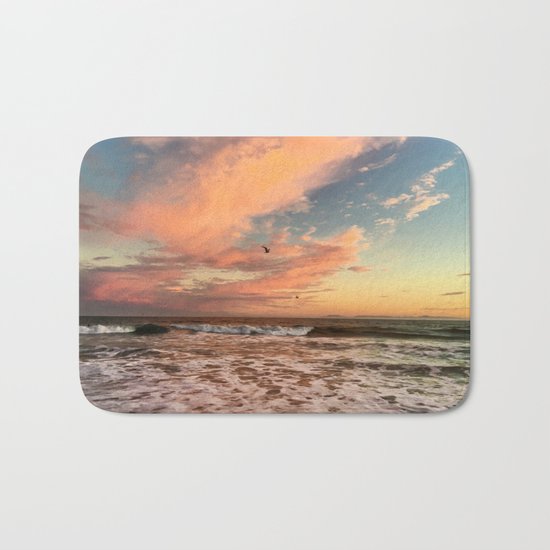 Cotton Candy Sunset Bath Mat