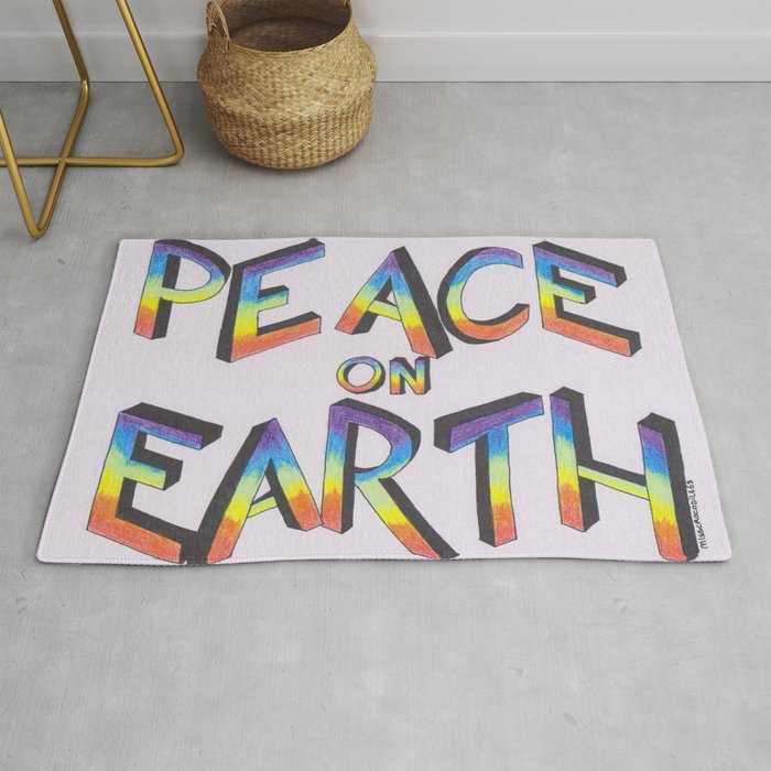 Let there be peace Rug