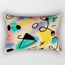 Pastel Miró 1992 Rectangular Pillow