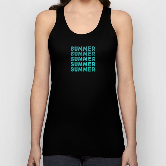 SUMMER- typography Unisex Tank Top