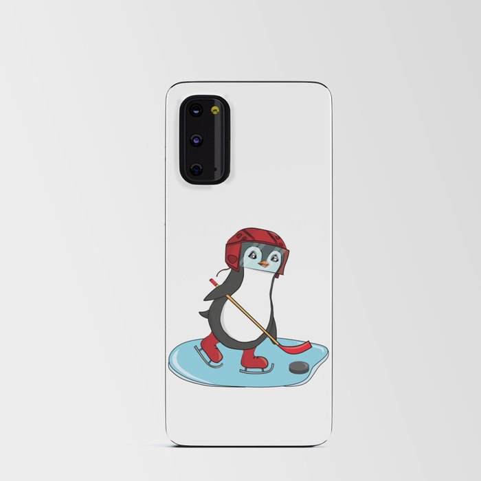 Ice Hockey Cute Penguin Cartoon Android Card Case