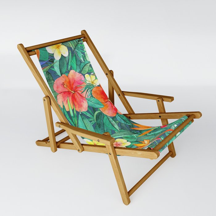 Classic Tropical Garden Sling Chair
