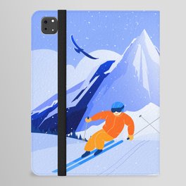 Love Skiing  iPad Folio Case