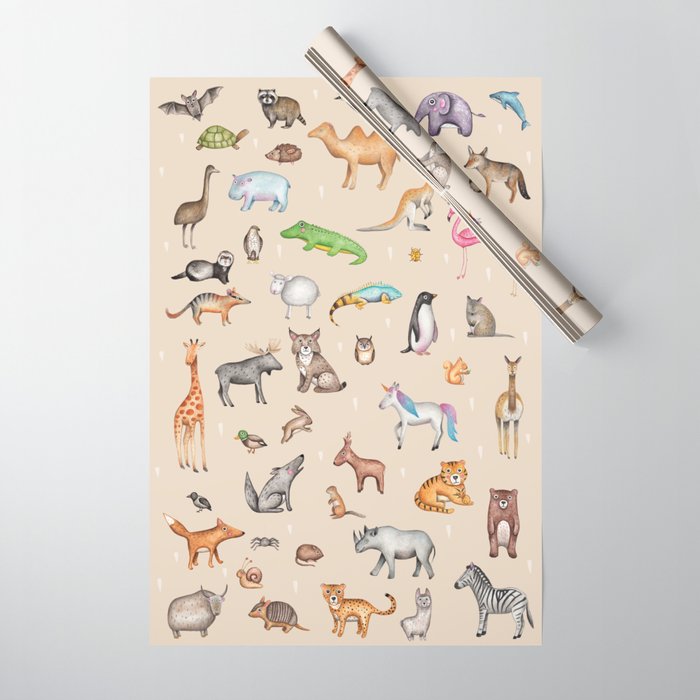 World animals Wrapping Paper