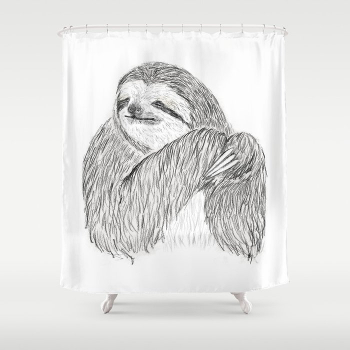 sloth Shower Curtain