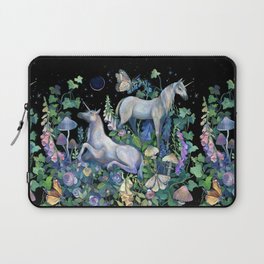 Unicorns Magical Rose Garden Laptop Sleeve