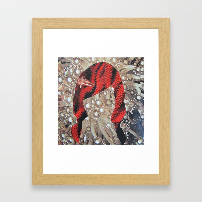coral freek Framed Art Print
