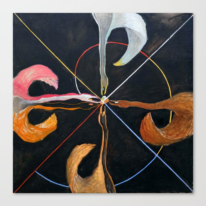 Hilma af Klint "The Swan, No. 07, Group IX-SUW" Canvas Print