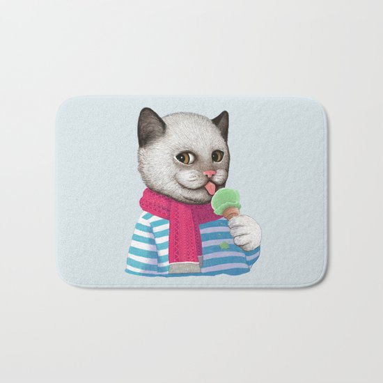 Ice cream Bath Mat