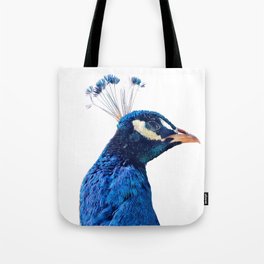 Peacock Profile Tote Bag