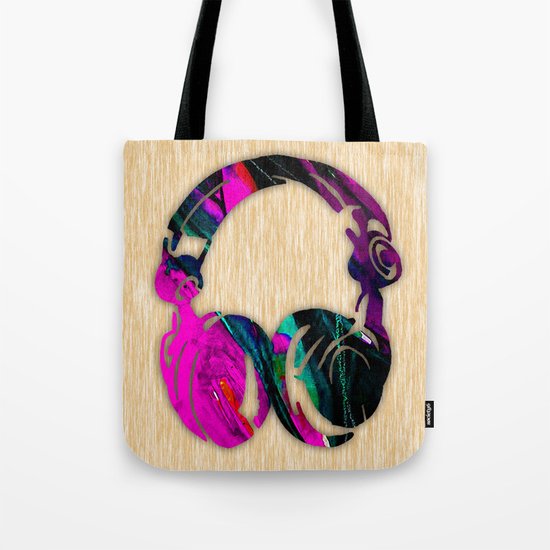Headphones Tote Bag