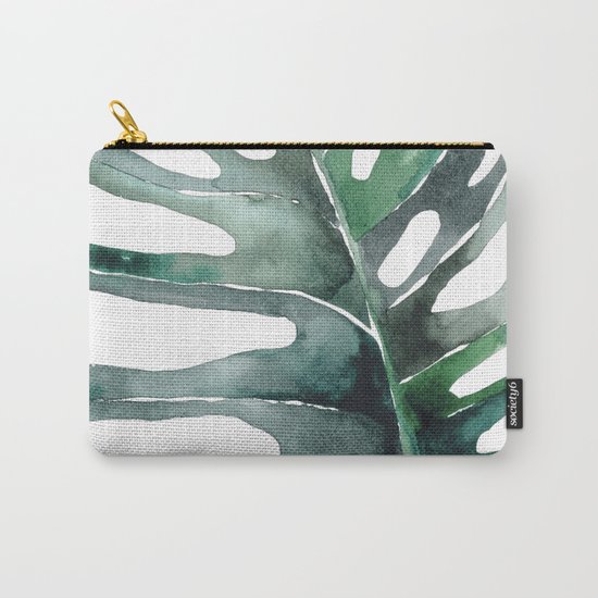 Monstera Carry-All Pouch