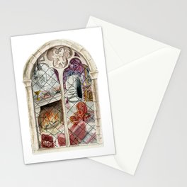 Wizard Window of Bravery Stationery Card