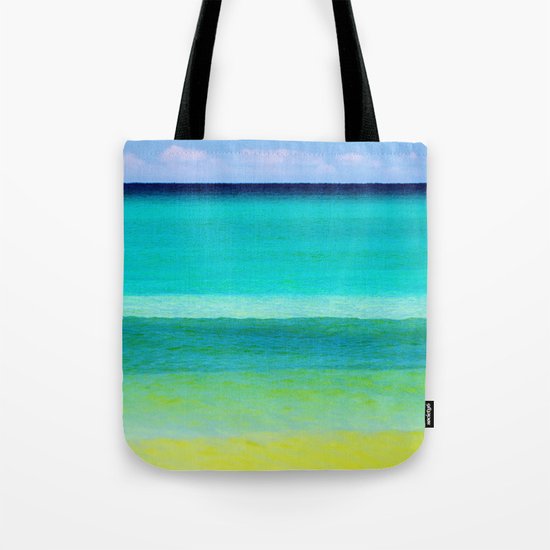 the colors of the sea Tote Bag