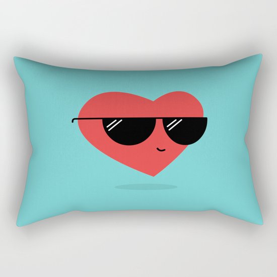 Cool Heart Rectangular Pillow