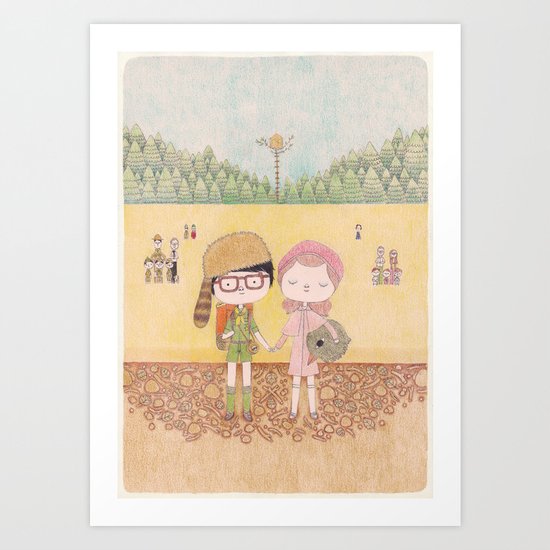moonrise kingdom Art Print