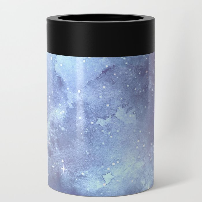 Navy Blue Galaxy Painting Can Cooler
