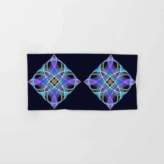 Four points geometric pattern design Hand & Bath Towel