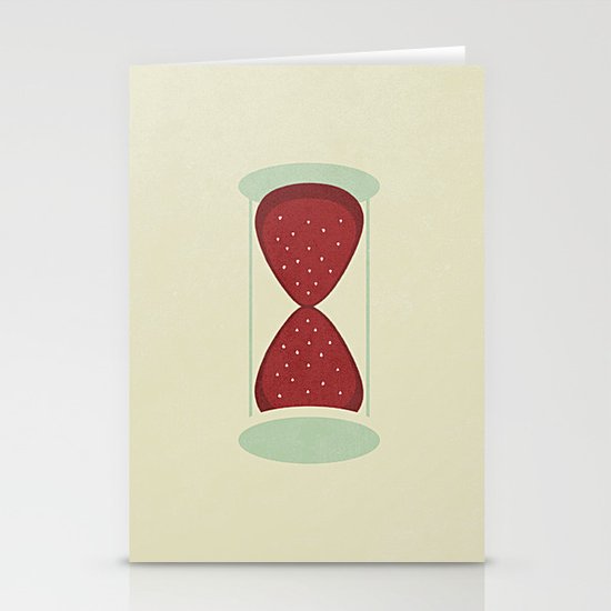 strawberry fields forever Stationery Cards