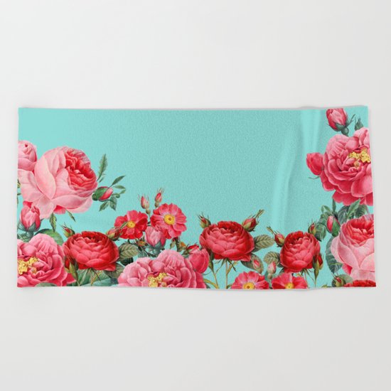 Fab Floral Beach Towel