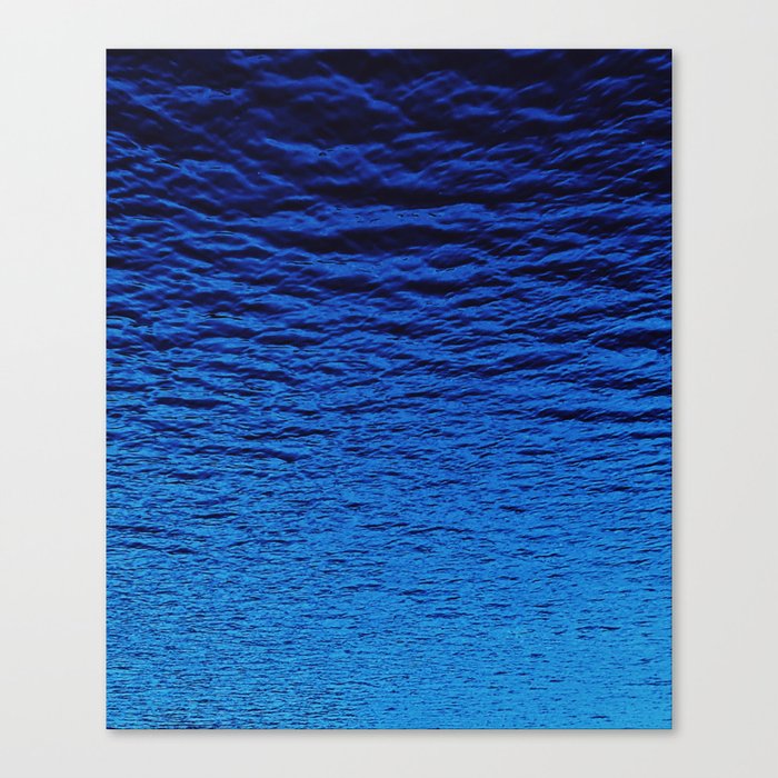 Upside down blue Canvas Print