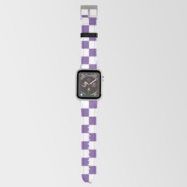 Purple Checkerboard Apple Watch Band