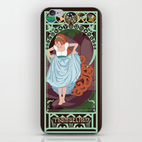 Thumbelina Nouveau - Thumbelina iPhone & iPod Skin